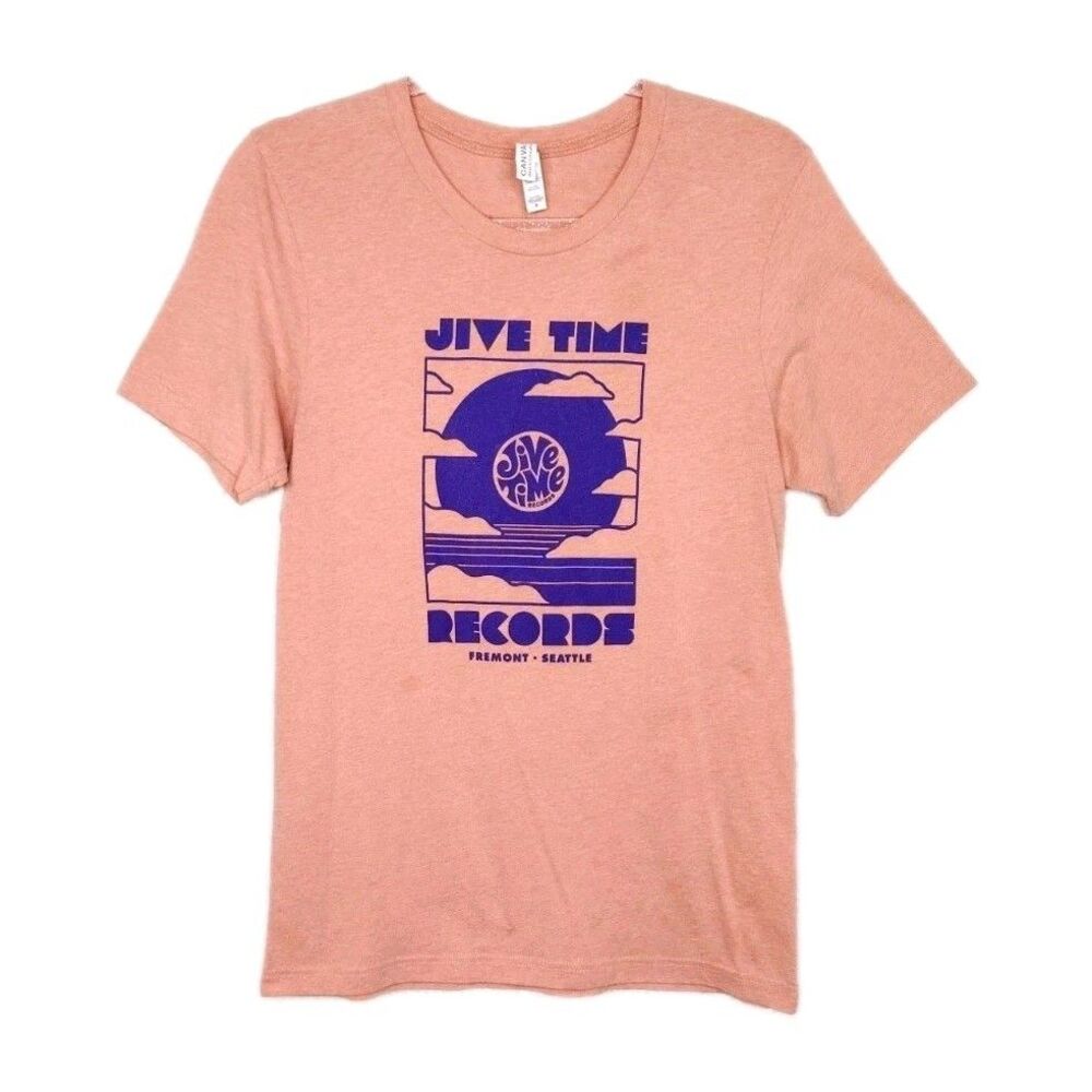 Bella + Canvas Jive Time Records t-shirt short sleeve Graghic design Medium